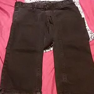 Calvin Klein Black Slim Straight Jeans